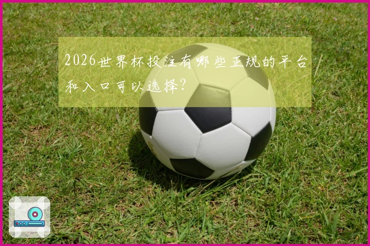 2026世界杯投注有哪些正规的平台和入口可以选择？